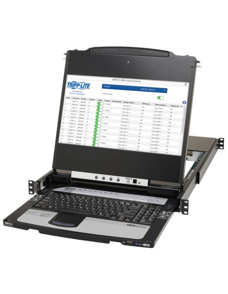 8-PORT KVM SWITCH CONSOLE, DISPLAYP