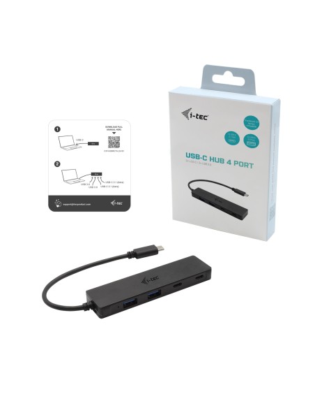 USB-C METAL HUB 2X USB 3.0 + 2X USB