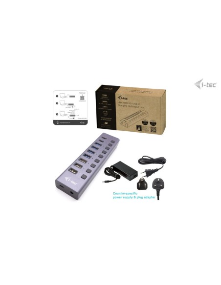 USB 3.0 USB-C CHARGING HUB + PA60W