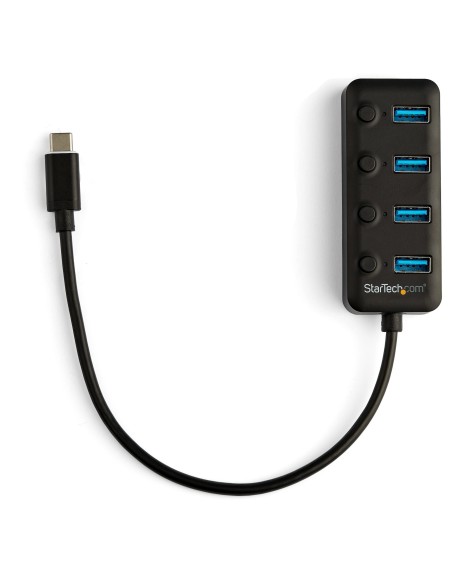 HUB USB TIPO C 4 PUERTOS USB-A