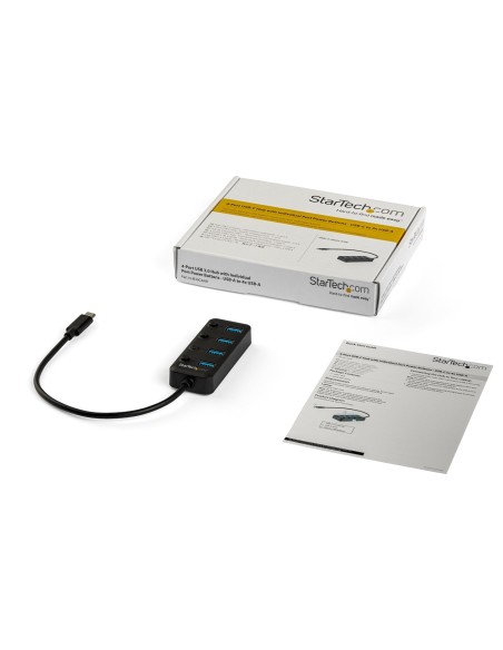 HUB USB TIPO C 4 PUERTOS USB-A