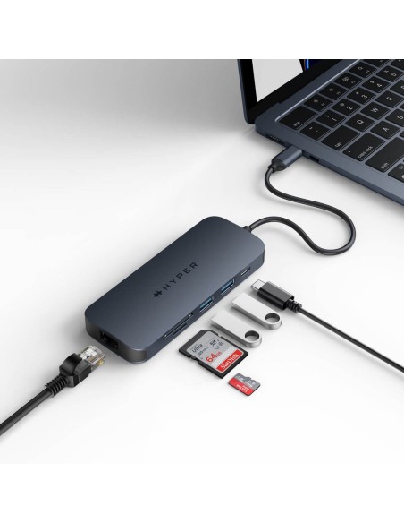 HUB USB-C 8 PUERTOS