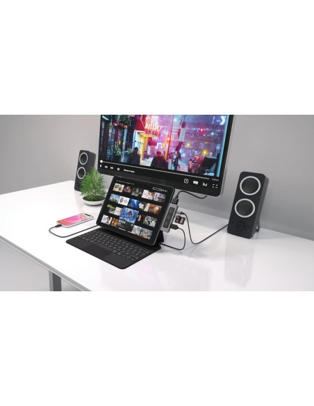 HUB MULTIMEDIA USB-C HYPER 6 EN 1