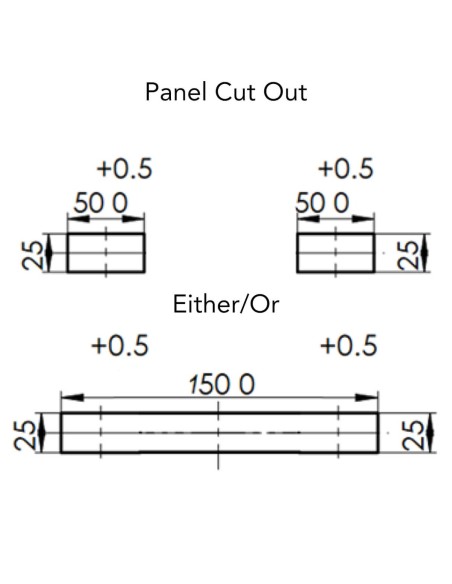 SMARTRACK DOOR HANDLES WITH COMBINA