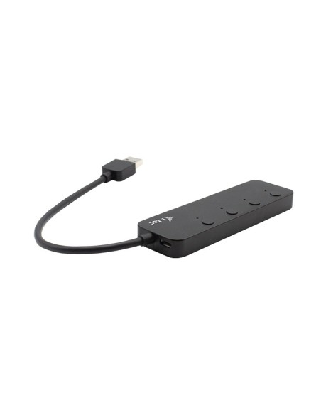 USB 3.0 METAL HUB 4 PORT WITH INDIV