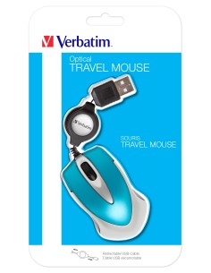 RATON OPTICO GO MINI TRAVEL AZUL