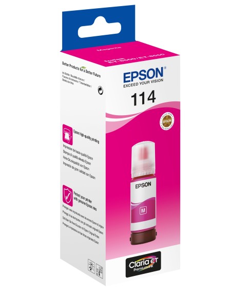 Epson Botella Tinta Ecotank 114 Magenta