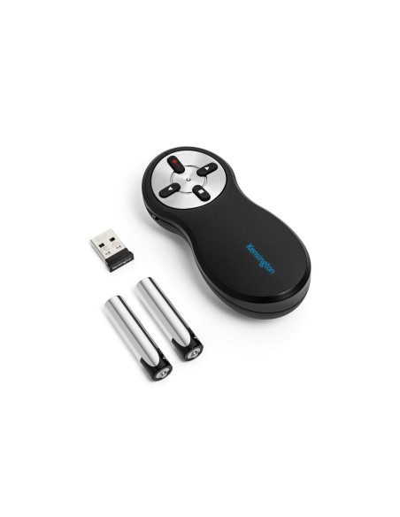 PUNTERO LASER Y MANDO A DISTANCIA ALCANCE 20 M. COLOR NEGRO KENSINGTON 33374EU