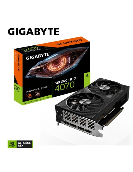 Gigabyte GeForce RTX 4070 WINDFORCE 2X OC 12G NVIDIA 12 GB GDDR6X