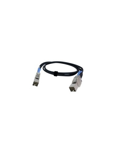 QNAP CAB-PCIE10M-8644-4X cable Serial Attached SCSI (SAS) 1 m Negro
