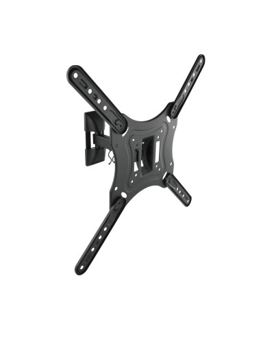 TooQ Soporte Giratorio e Inclinable para Monitor   TV LCD, Plasma de 23”- 55”, con Dos Pivotes, Negro