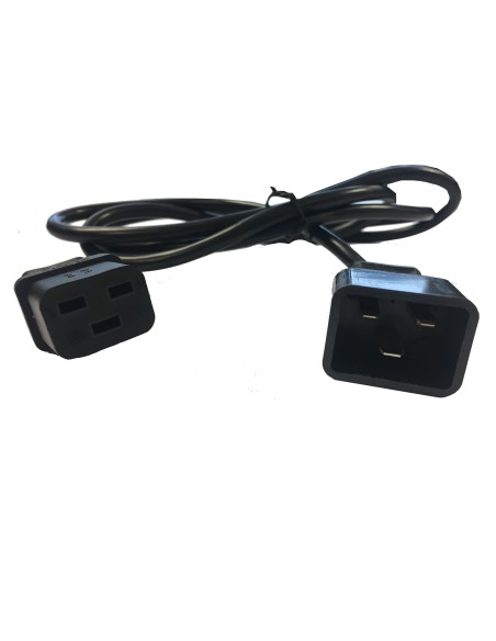 CABLE ALIMENTACION SALICRU C20C12 1.8M 16A 663BA000002