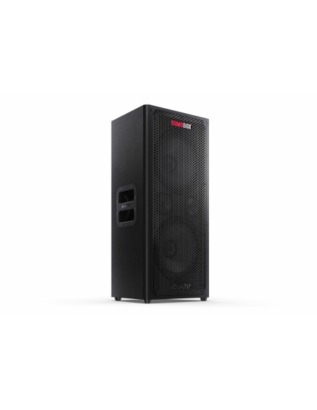 SHARP CP-LS100 ALTAVOZ PORTATIL, 120W RMS   105dB, 10 HORAS   14.8V 5Ah , 3 CANALES ENTRADA  TRS XLR (x 2)