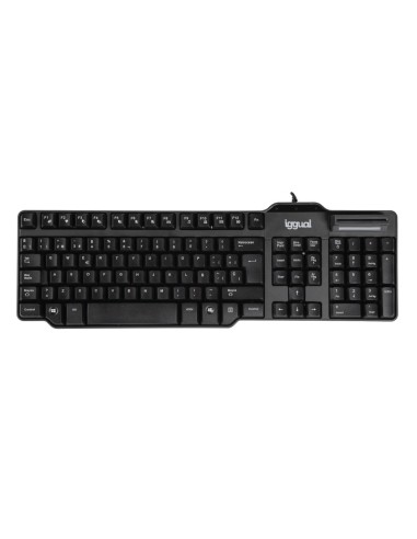 iggual Teclado inteligente CK-ID-DNI SMART negro