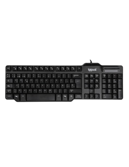 iggual Teclado inteligente CK-ID-DNI SMART negro