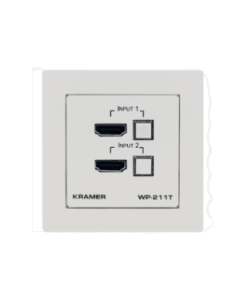Kramer Electronics KRAMER WP-211T-EU-PANEL-SET-80/86 B EU & UKsize Black Panel Set Blanco