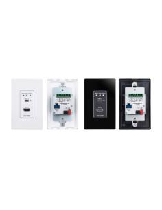 Kramer Electronics WP-20CT-EU-PANEL-SET-80/86(B) Negro