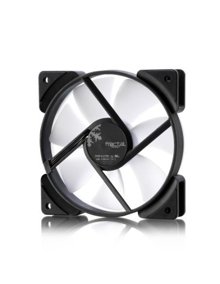 Fractal Design Prisma AL-12 PWM Carcasa del ordenador Ventilador 12 cm Negro, Blanco 1 pieza(s)