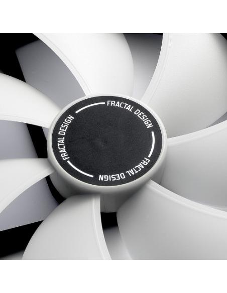 Fractal Design Prisma AL-12 PWM Carcasa del ordenador Ventilador 12 cm Negro, Blanco 1 pieza(s)