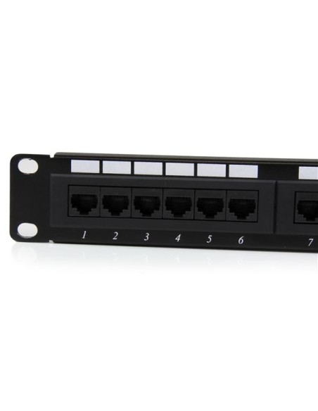 StarTech.com Panel de Parcheo 1U Cat6 110 con 24 Puertos par
