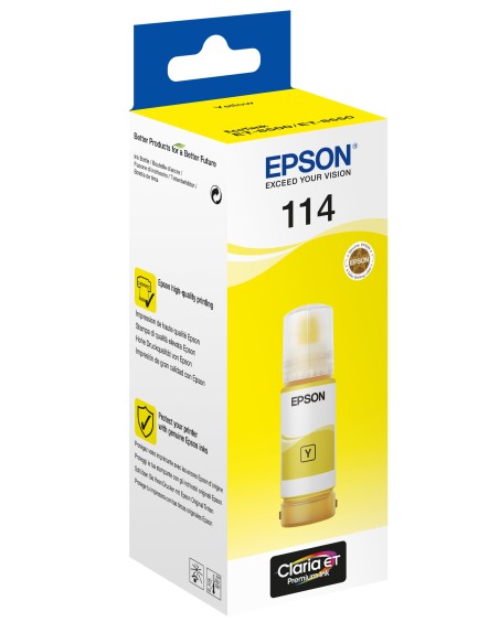 Epson 114 ECOTANK YELLOW INK BOTTLE cartucho de tinta