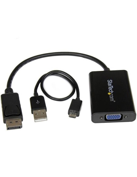 StarTech.com Adaptador de vídeo DisplayPort a VGA con audio