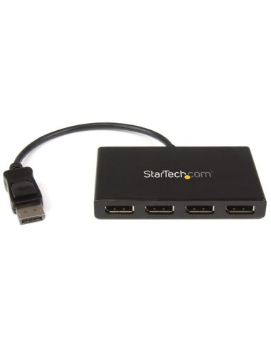StarTech.com Splitter Multiplicador DP a 4 puertos DisplayPo
