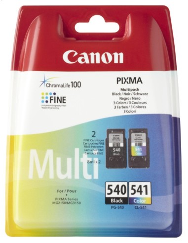 Canon PG-540 CL-541 Multi pack cartucho de tinta 2 pieza(s)