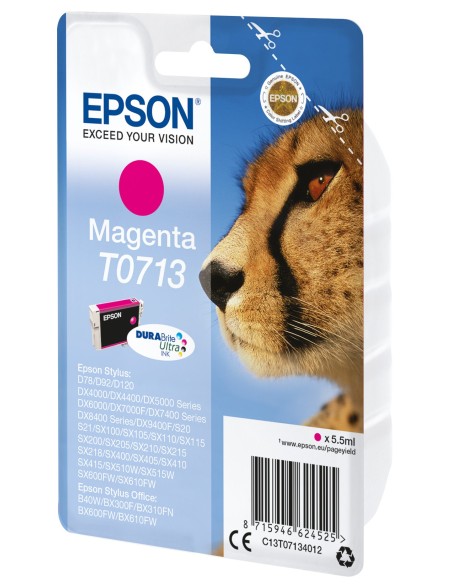 Epson Cartucho T0713 magenta (etiqueta RF)