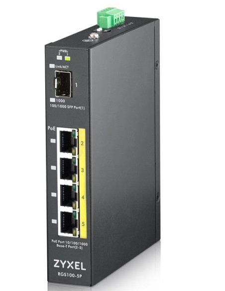 Zyxel RGS100-5P No administrado L2 Gigabit Ethernet (10 100 
