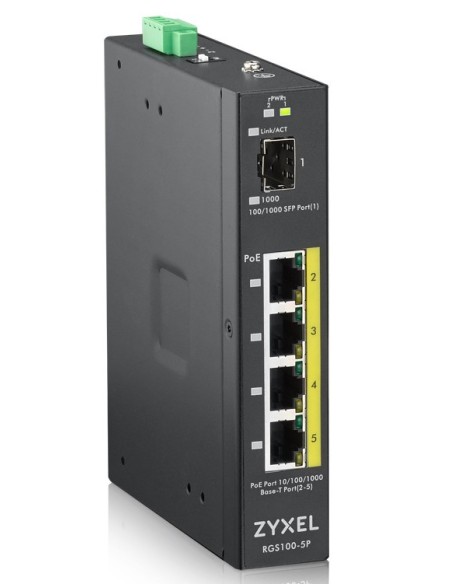 Zyxel RGS100-5P No administrado L2 Gigabit Ethernet (10 100 