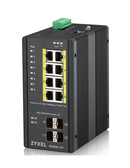 Zyxel RGS200-12P Gestionado L2 Gigabit Ethernet (10 100 1000