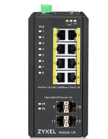Zyxel RGS200-12P Gestionado L2 Gigabit Ethernet (10 100 1000