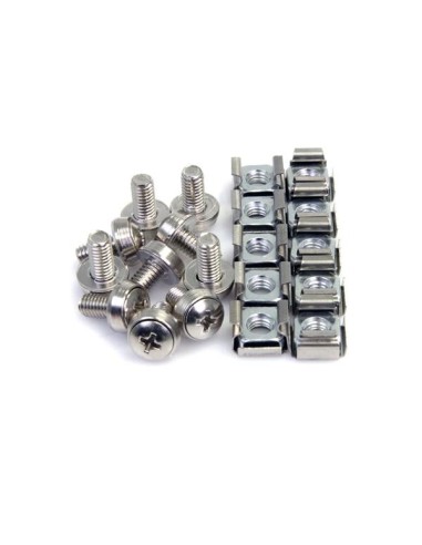 StarTech.com Paquete de 100 Tornillos y Tuercas Enjauladas C