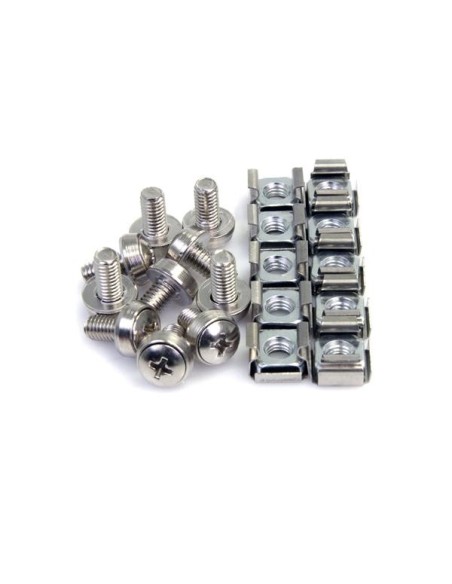 StarTech.com Paquete de 100 Tornillos y Tuercas Enjauladas C