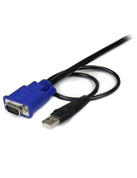 StarTech.com Cable KVM de 1,8m Ultra Delgado Todo en Uno VGA