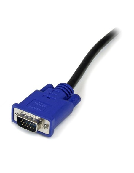 StarTech.com Cable KVM de 1,8m Ultra Delgado Todo en Uno VGA