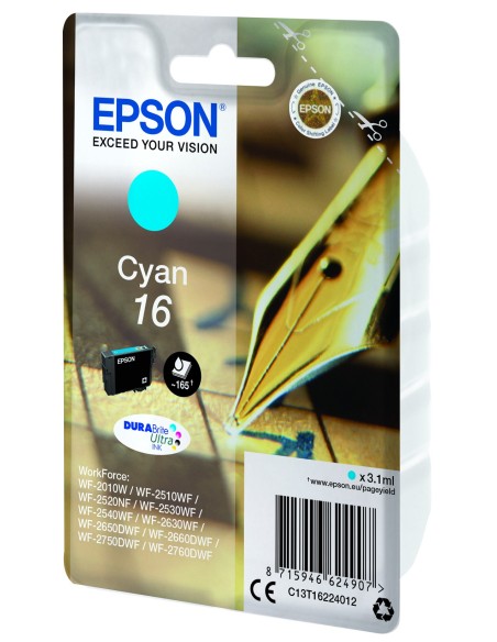Epson Pen and crossword Cartucho 16 cian
