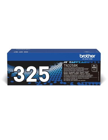 Brother TN325BK cartucho de tóner 1 pieza(s) Original Negro