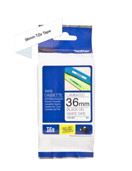 Brother TZe-261 cinta para impresora de etiquetas TZ