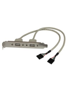 StarTech.com Adaptador de Placa USB A Hembra de 2 puertos