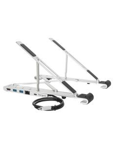 SOPORTE PARA PORTATIL TARGUS PORTABLE STAND AND DOCK 15,6" PLATA