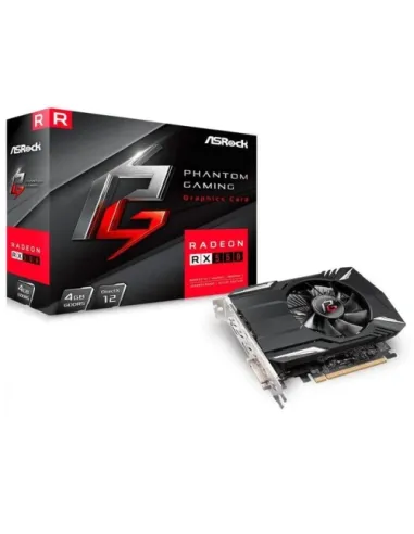 VGA ASROCK RX550 PG 4G,AMD,RX550,4GB,GDDR5,128BIT,DVI+HDMI+DP,1 VENTILADOR