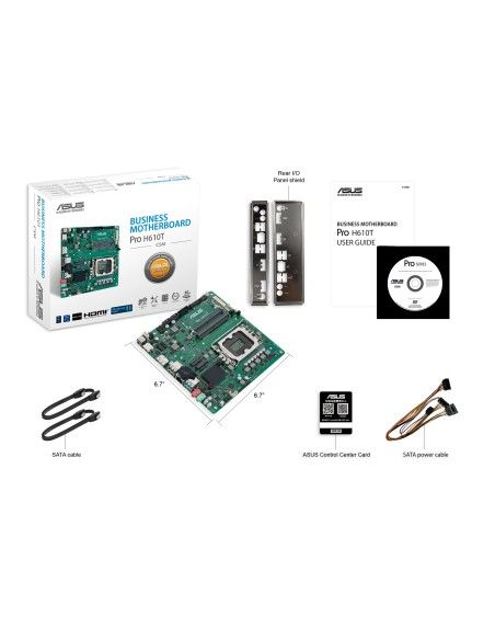 ASUS PRO H610T-CSM Intel H610 LGA 1700 mini ITX