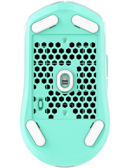 HP HyperX Pulsefire Haste 2 Core inalámbricos  ratón gaming (blanco verde púrpura)