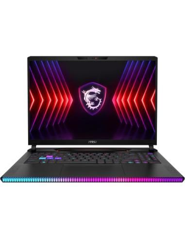 MSI PORTATIL RAIDER GE68 HX 14VGG-267XES. 16" 16:10 UHD+ (3840X2400) 120HZ. IPS.  I9-14900HX. RTX 4070, GDDR6 8GB. DDR5 16GB*2. 