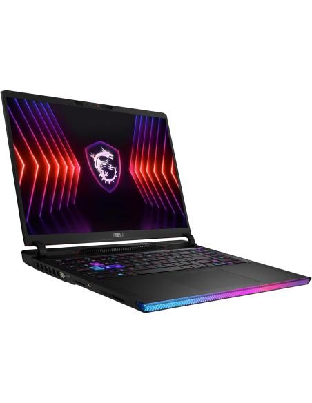 MSI PORTATIL RAIDER GE68 HX 14VGG-267XES. 16" 16:10 UHD+ (3840X2400) 120HZ. IPS.  I9-14900HX. RTX 4070, GDDR6 8GB. DDR5 16GB*2. 
