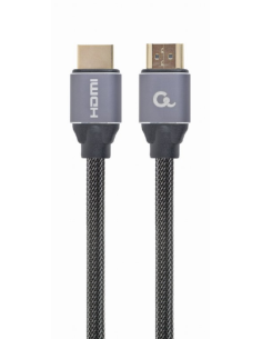 CABLE HDMI 2.0 4K 60HZ GEMBIRD CCBP-HDMI-1M PREMIUM TRENZADO ETHERNET 1M NEGRO