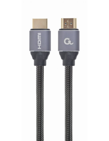 CABLE HDMI 2.0 4K 60HZ GEMBIRD CCBP-HDMI-3M PREMIUM TRENZADO ETHERNET 3M NEGRO