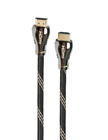 CABLE HDMI 2.1 8K 60HZ GEMBIRD CCBP-HDMI8K-1M PREMIUM TRENZADO ETHERNET 1M NEGRO